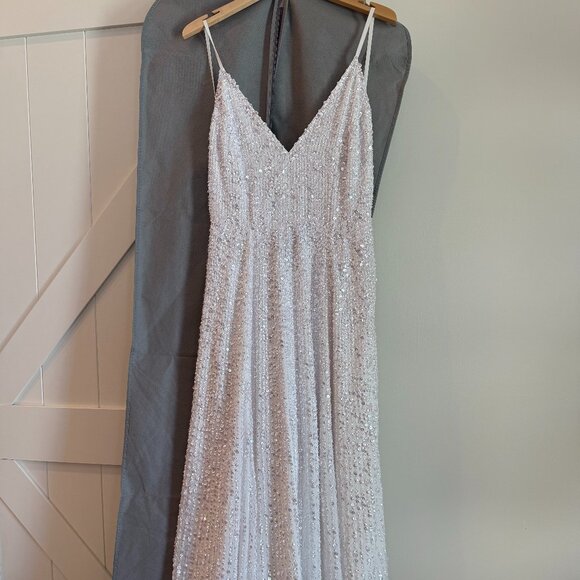 *NEW* ASOS Embellished Cami Midi Sequin Dress - Picture 3 of 7